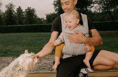 Forward Facing Babywearing: When, How and Tips for Using a Front Facing Baby Carrier