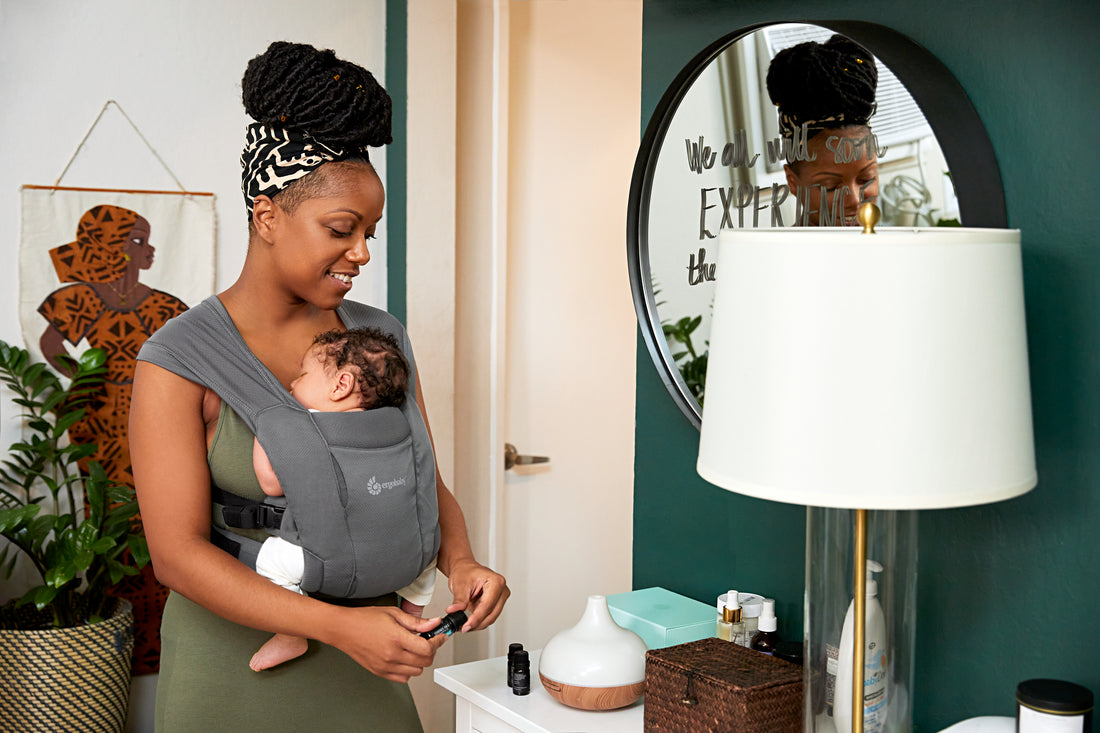 How an Ergobaby Carrier can help babies with reflux