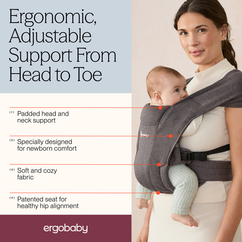 Embrace Baby Carrier - Heather Grey