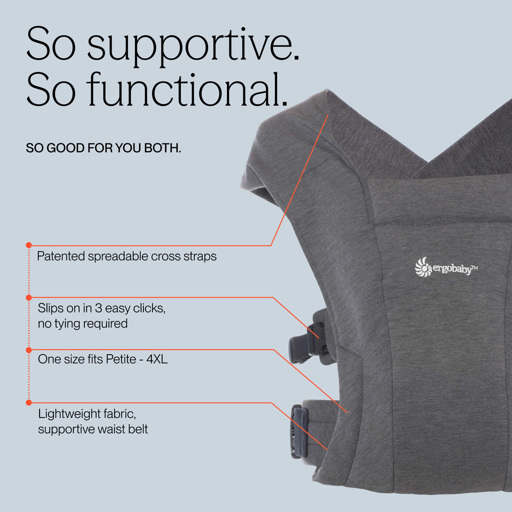 Embrace Baby Carrier - Heather Grey