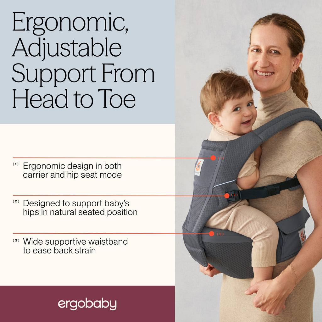 Alta Hip Seat Baby Carrier - Graphite Grey