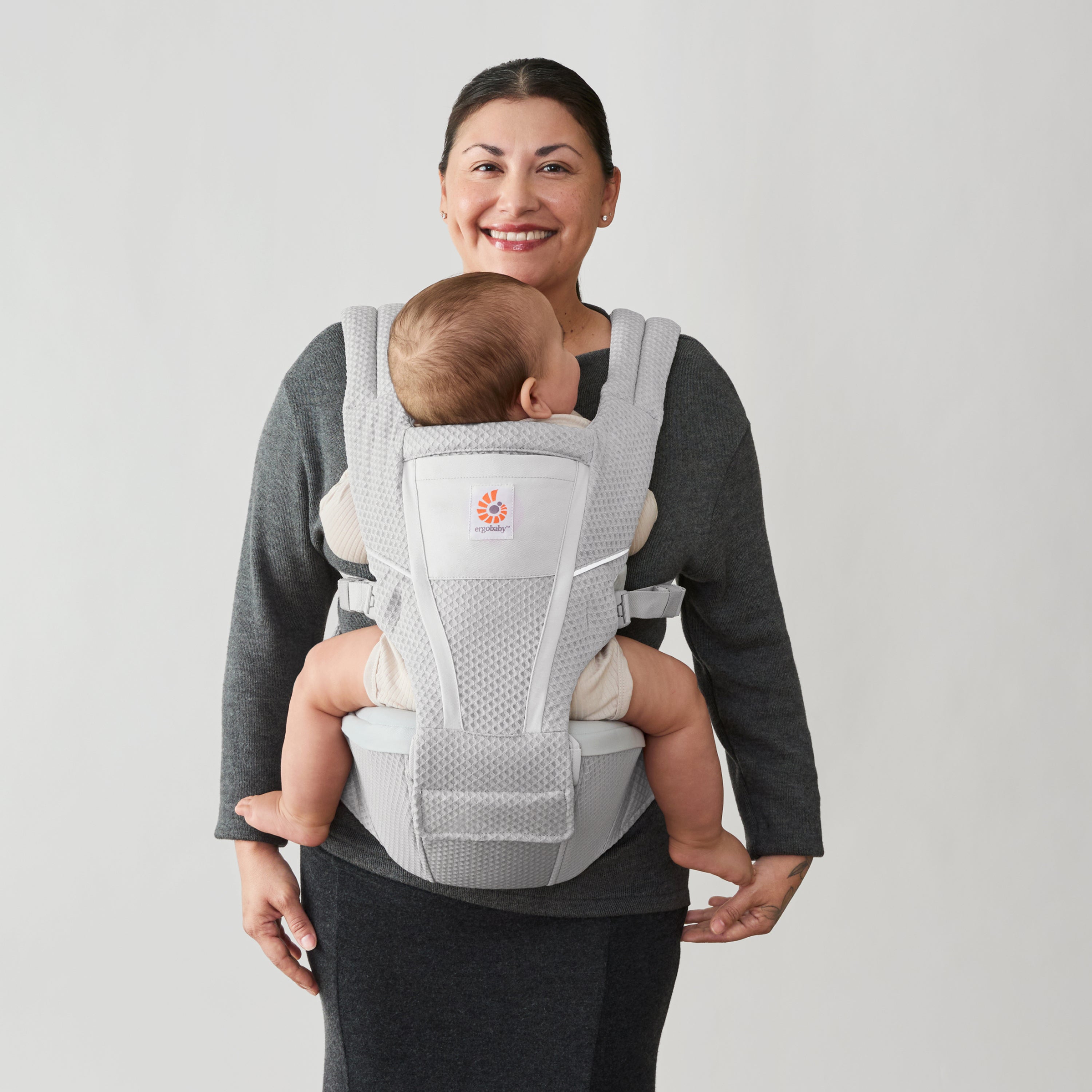 Alta Hip Seat Baby Carrier - Pearl Grey