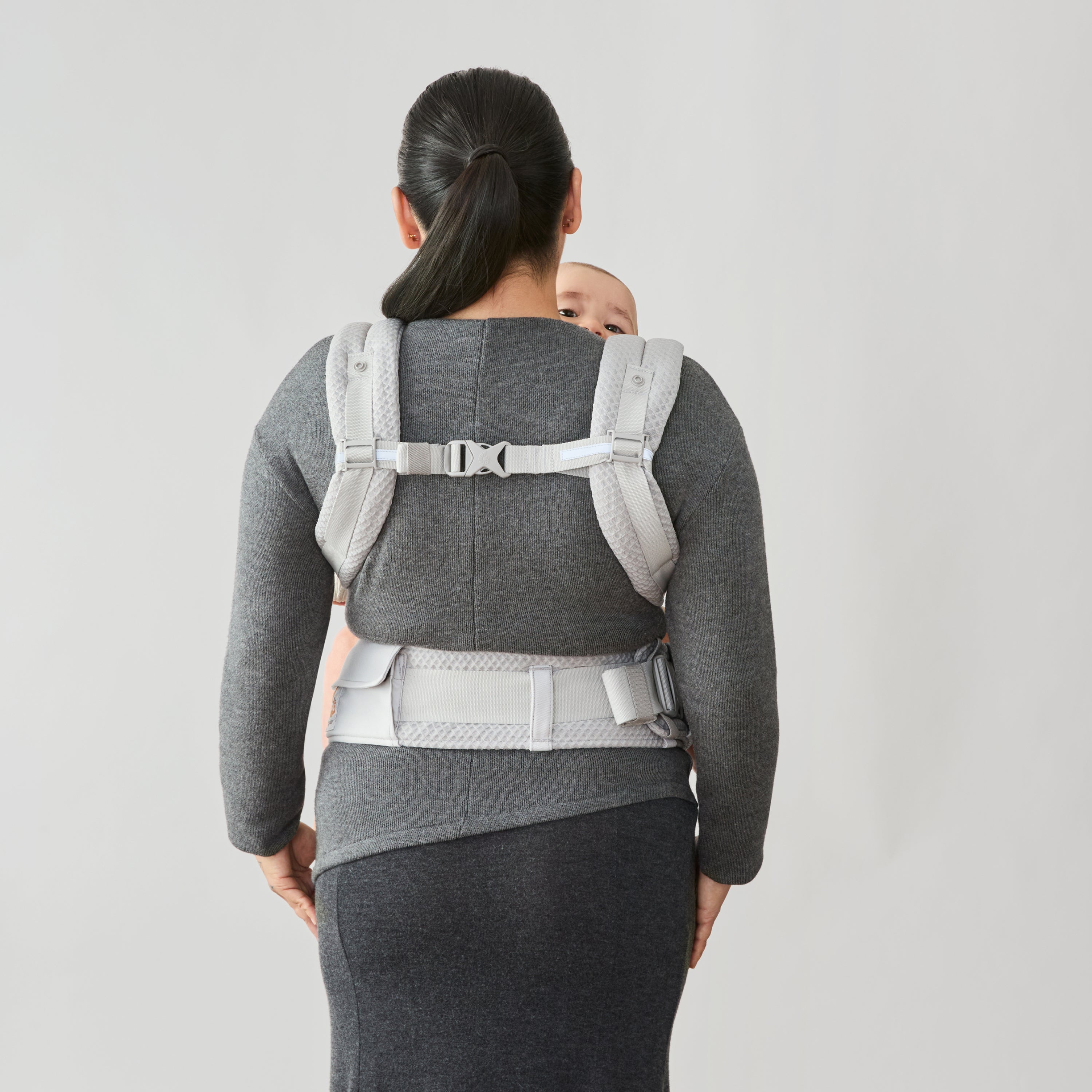 Alta Hip Seat Baby Carrier - Pearl Grey