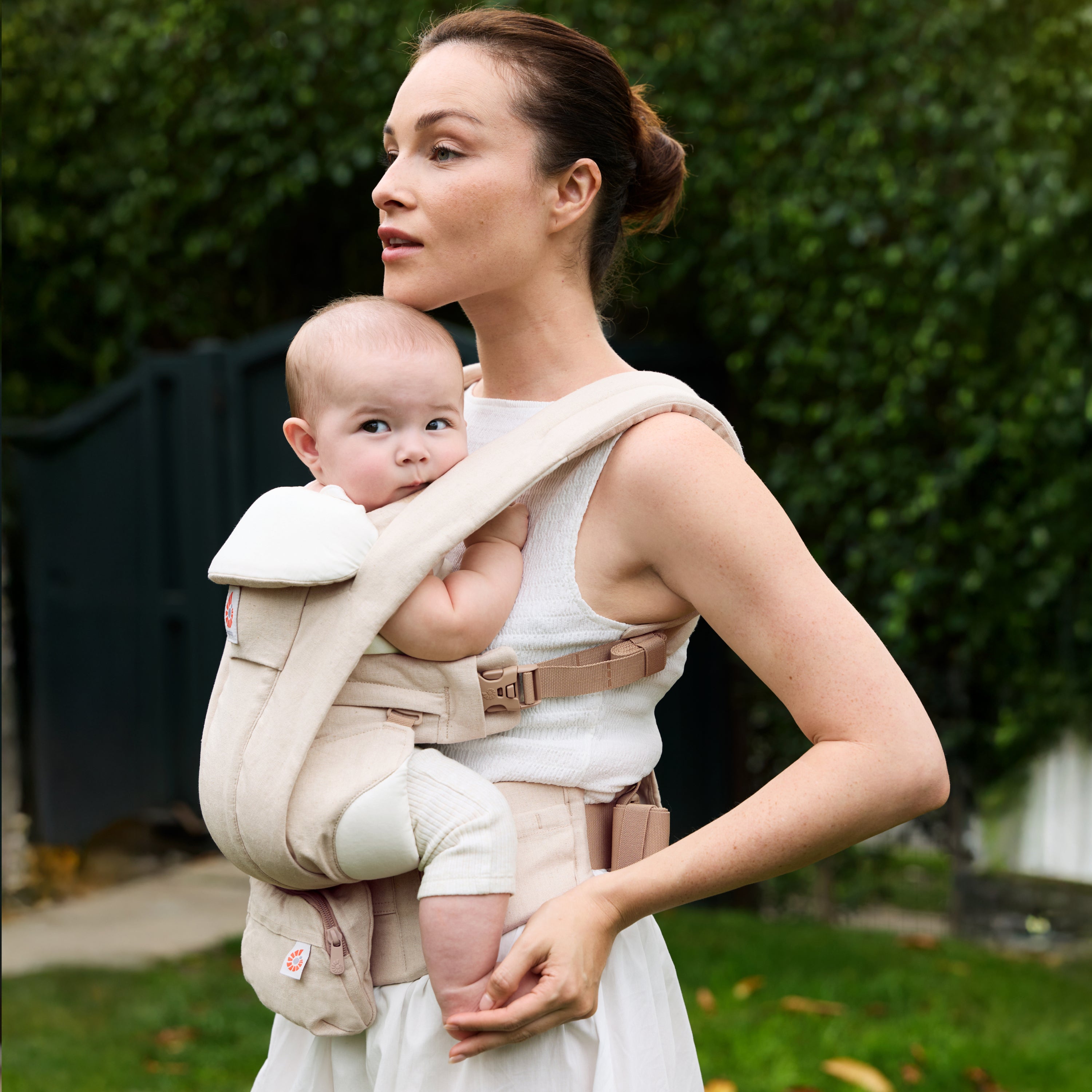 Omni Deluxe Baby Carrier - Natural Linen