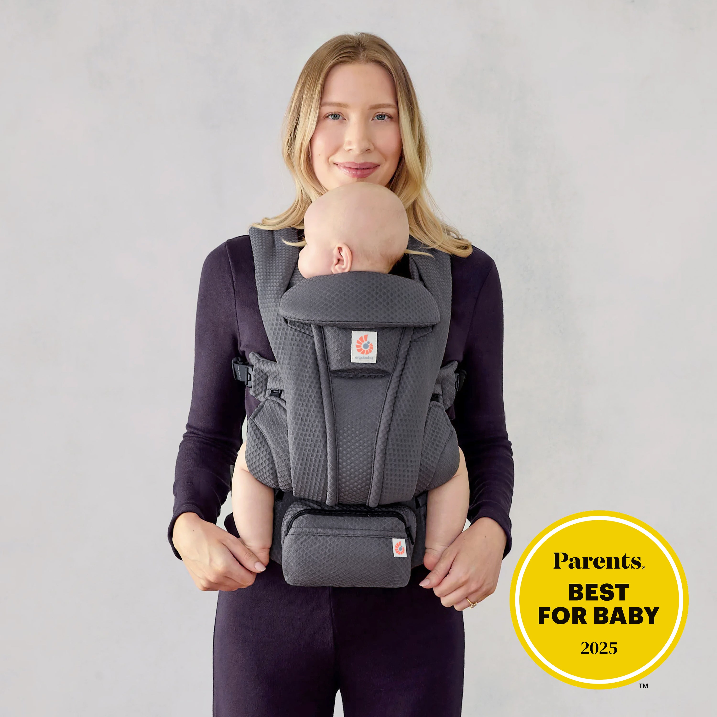 Omni Deluxe Mesh Baby Carrier - Graphite Grey
