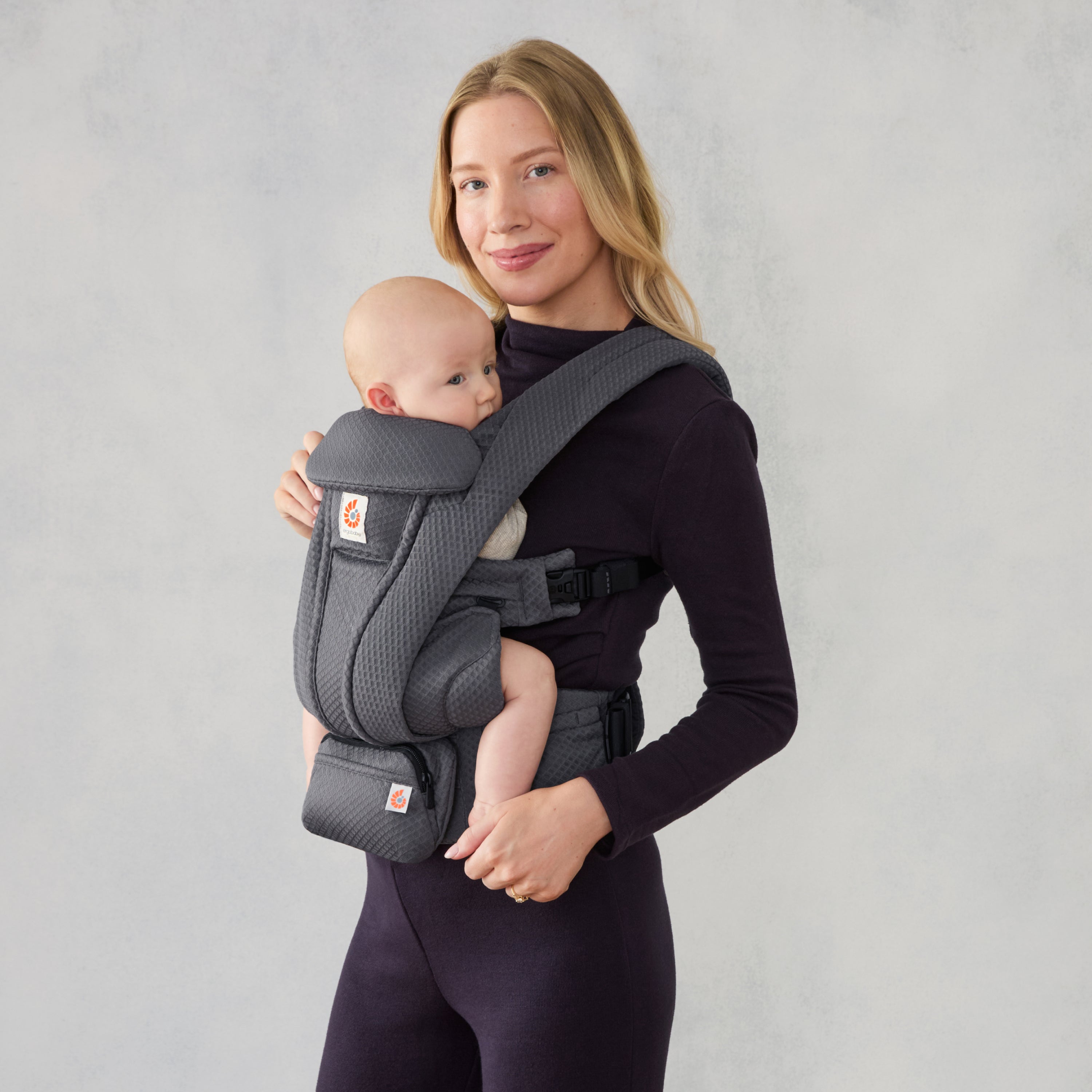 Omni Deluxe Mesh Baby Carrier - Graphite Grey