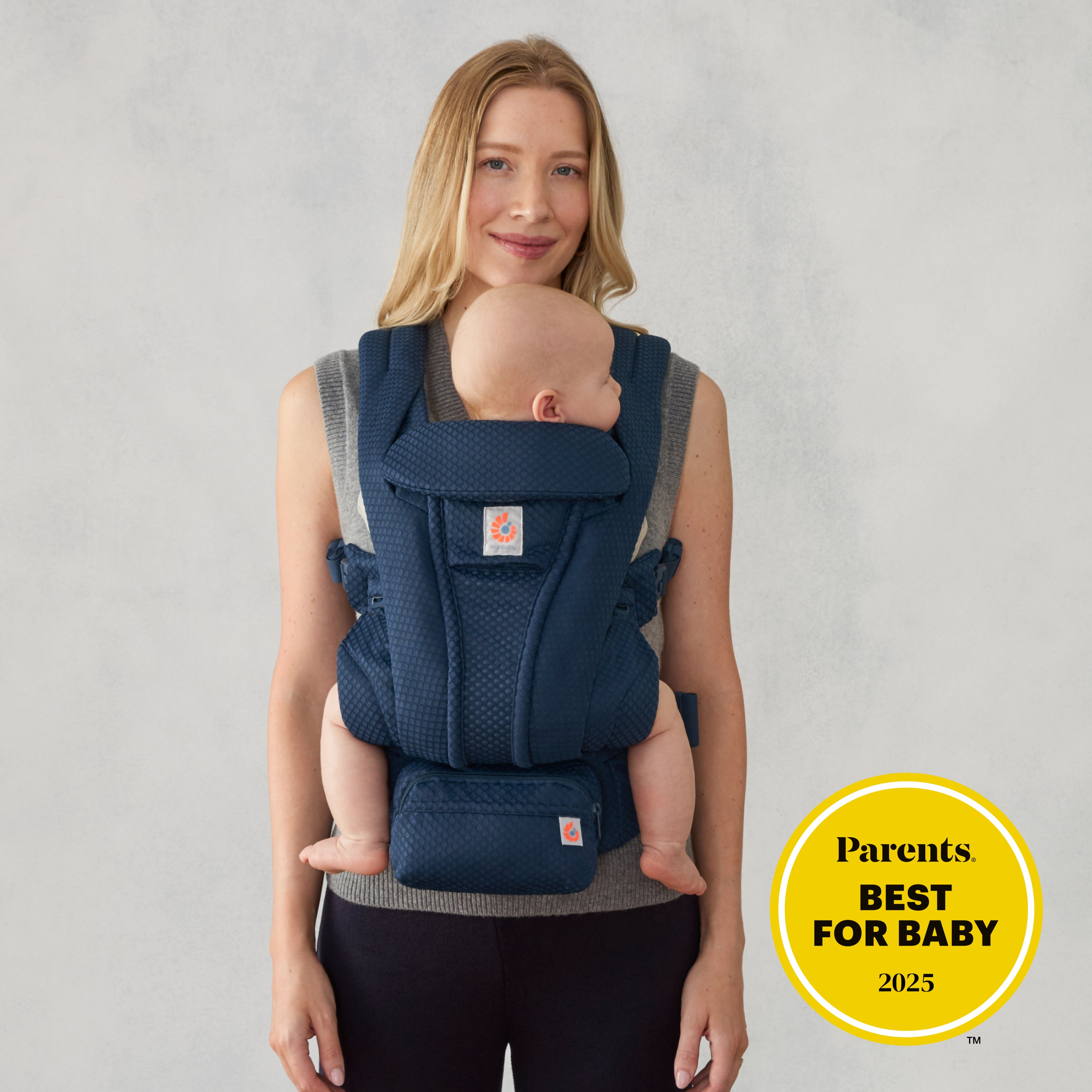 Omni Deluxe Mesh Baby Carrier - Midnight Blue