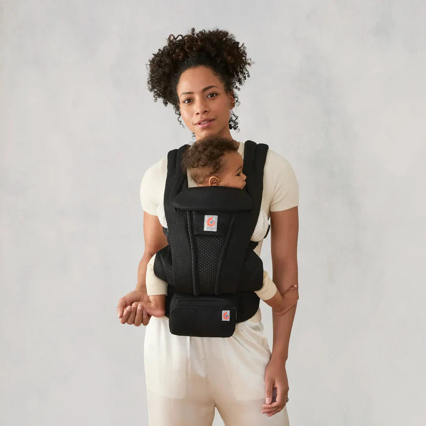 Omni Deluxe Mesh Baby Carrier - Onyx Black • Official Store