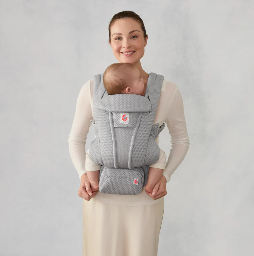 Omni Deluxe Mesh Baby Carrier - Pearl Grey