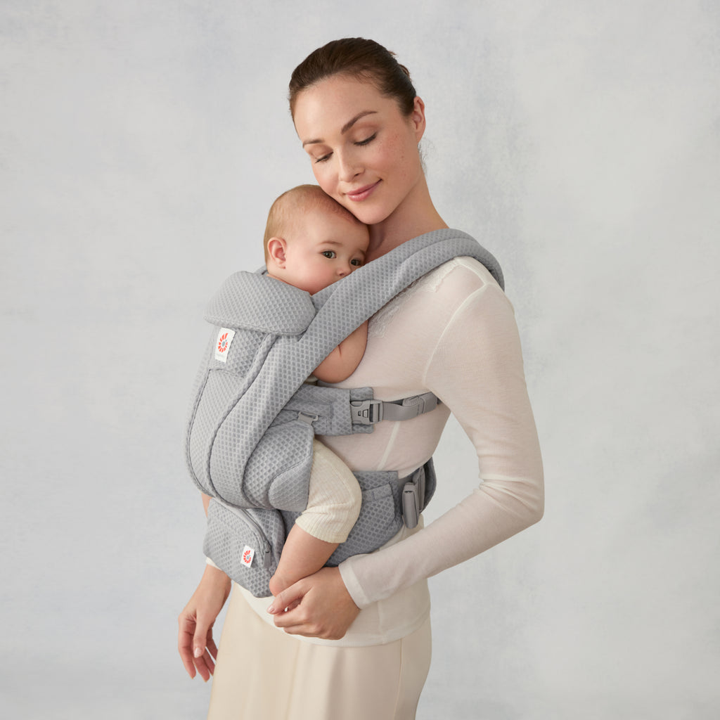 Omni Deluxe Mesh Baby Carrier - Pearl Grey