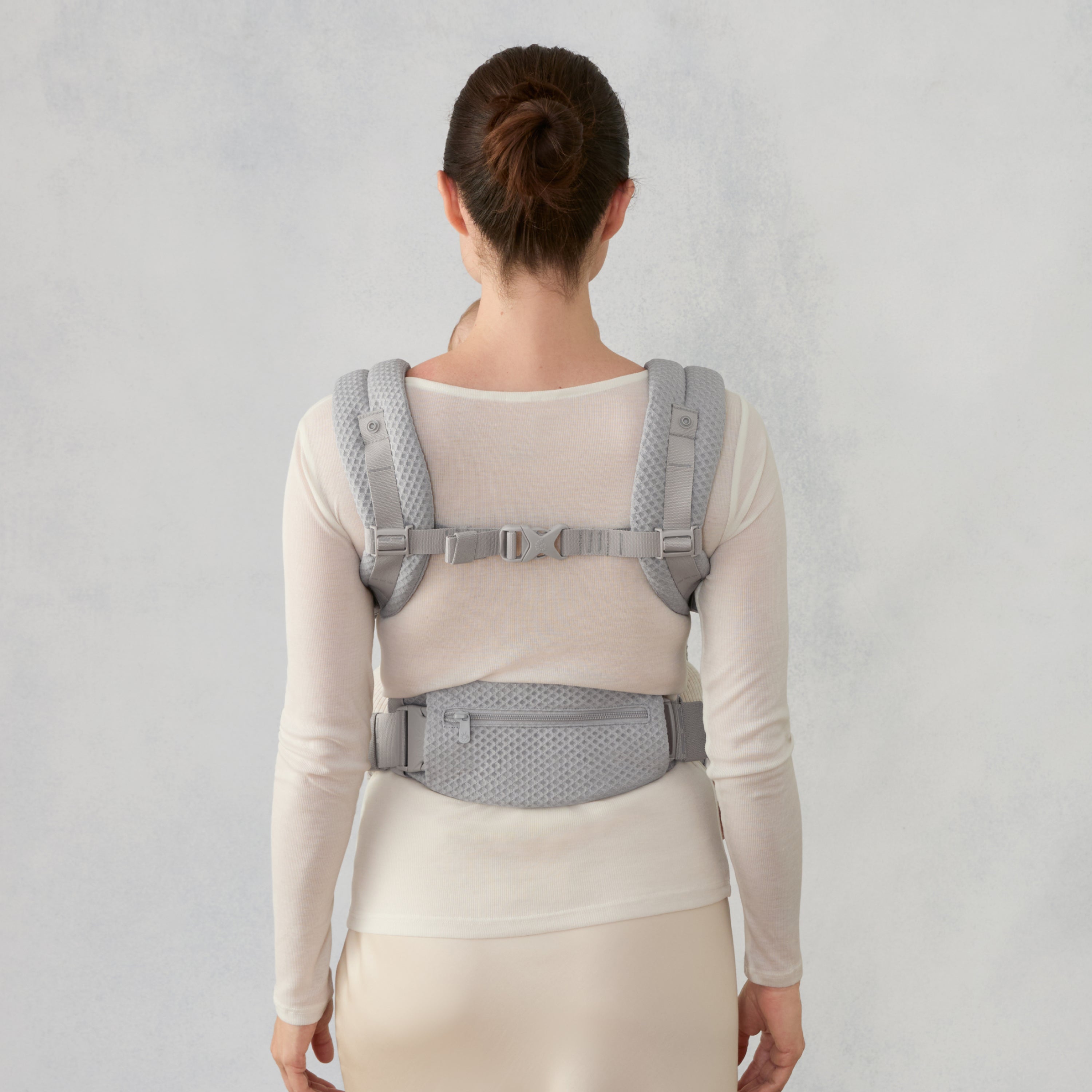 Omni Deluxe Mesh Baby Carrier - Pearl Grey