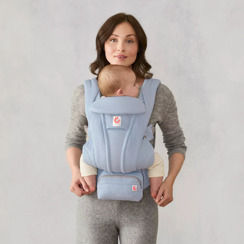 Omni Deluxe Mesh Baby Carrier - Serene Blue