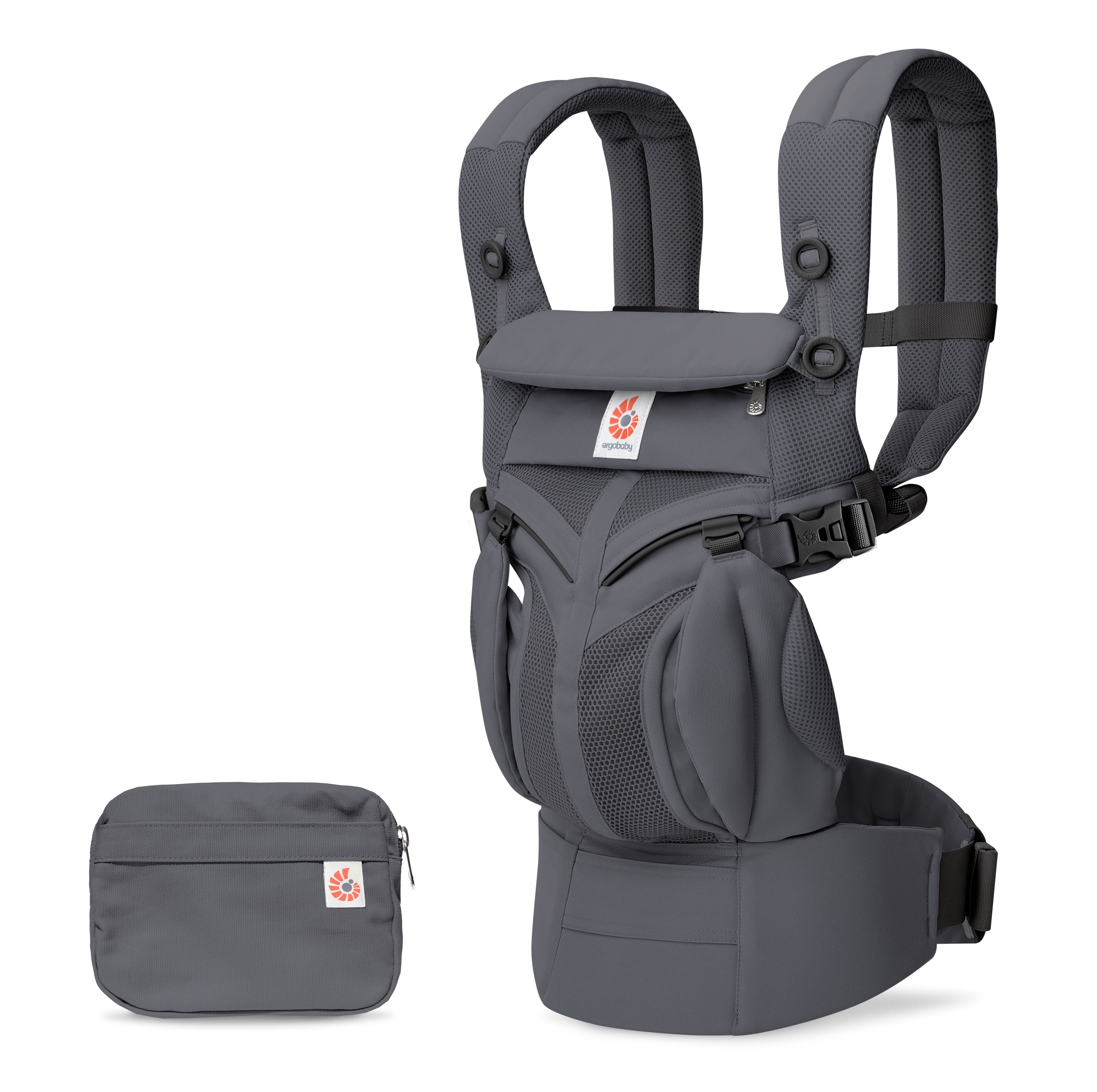 Omni Classic Original Mesh Baby Carrier - Charcoal Grey