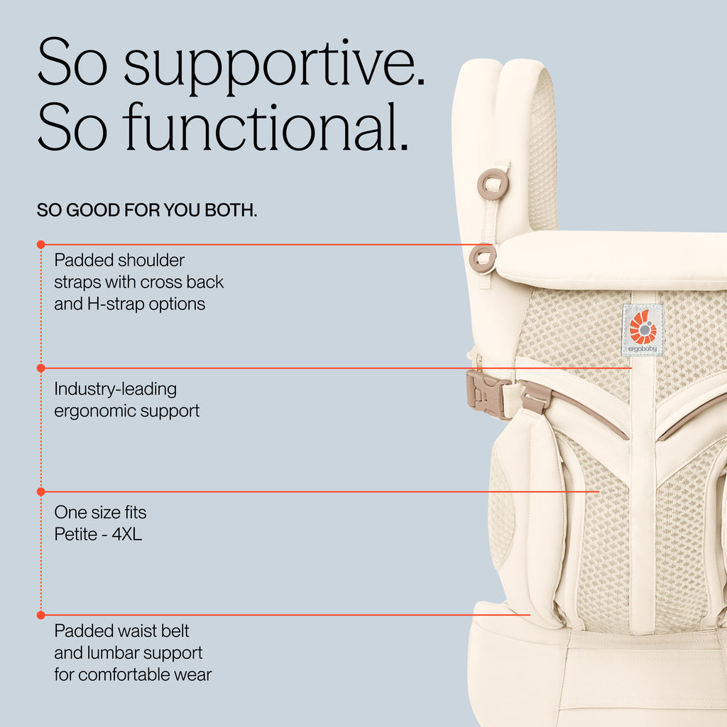 Omni Classic Mesh Baby Carrier - Luminous Ivory