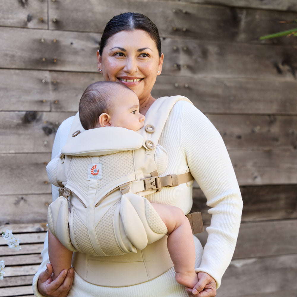 Omni Classic Mesh Baby Carrier - Natural Beige