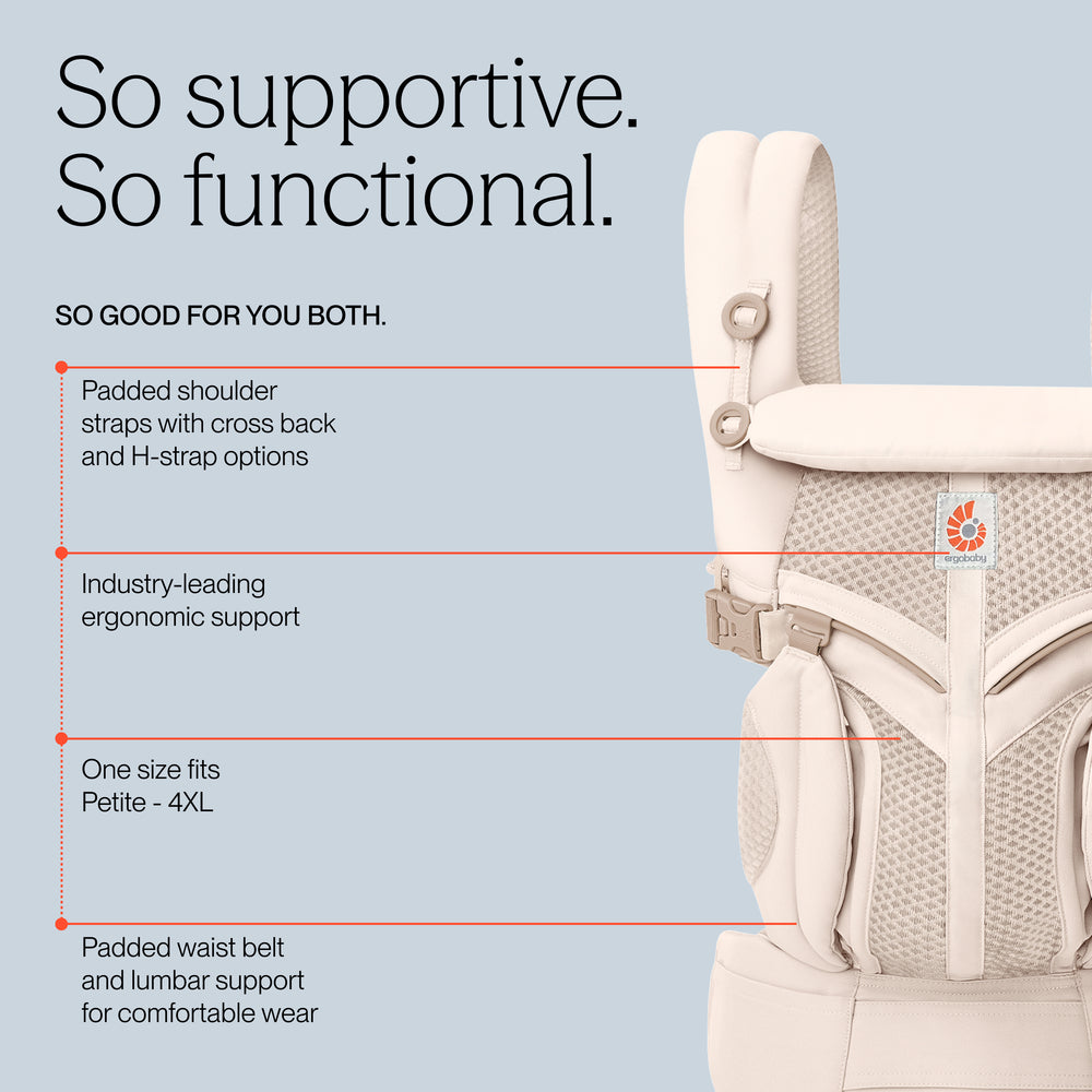 Omni Classic Mesh Baby Carrier - Natural Beige