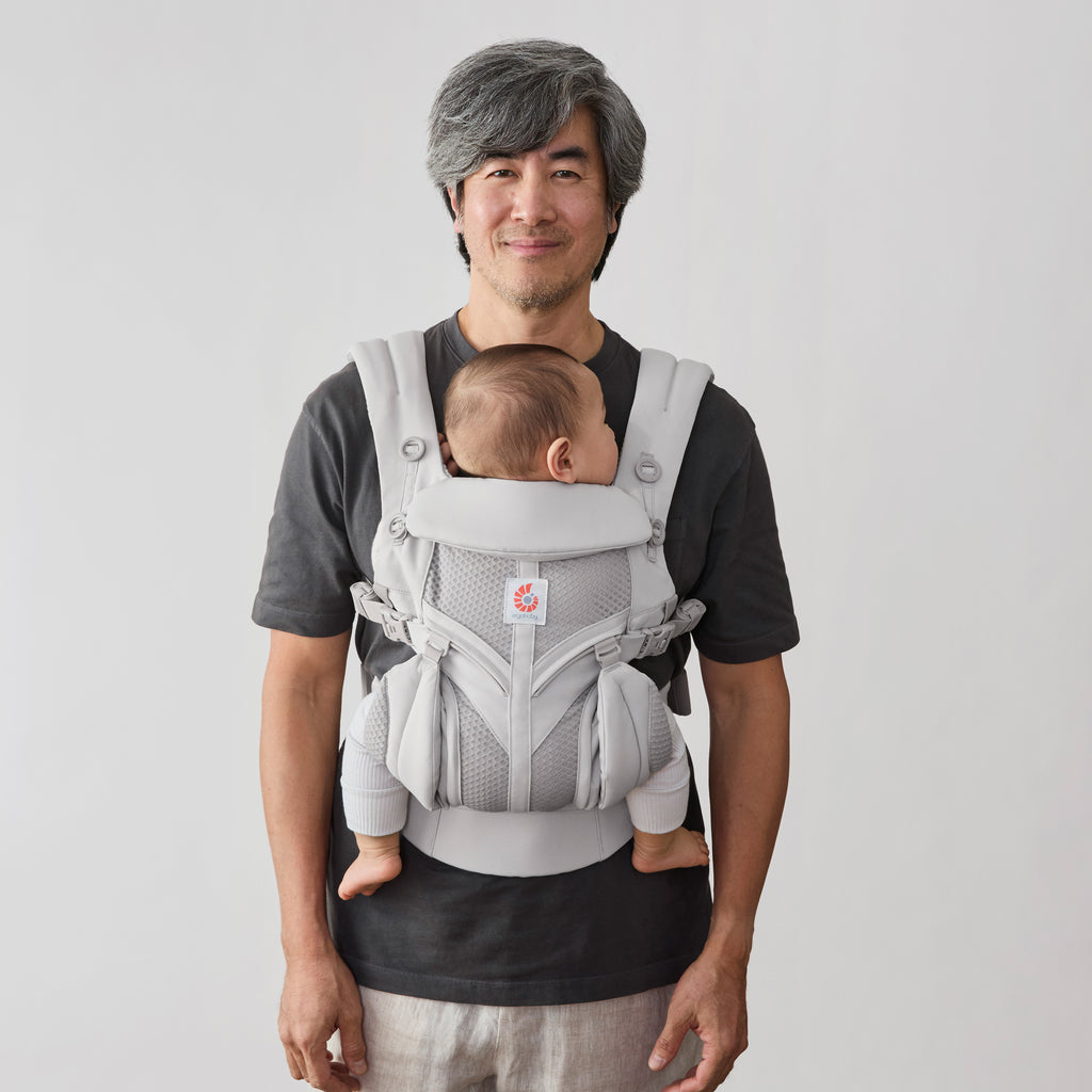 Omni Classic Mesh Baby Carrier - Pearl Grey