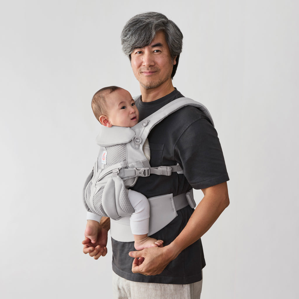 Omni Classic Mesh Baby Carrier - Pearl Grey