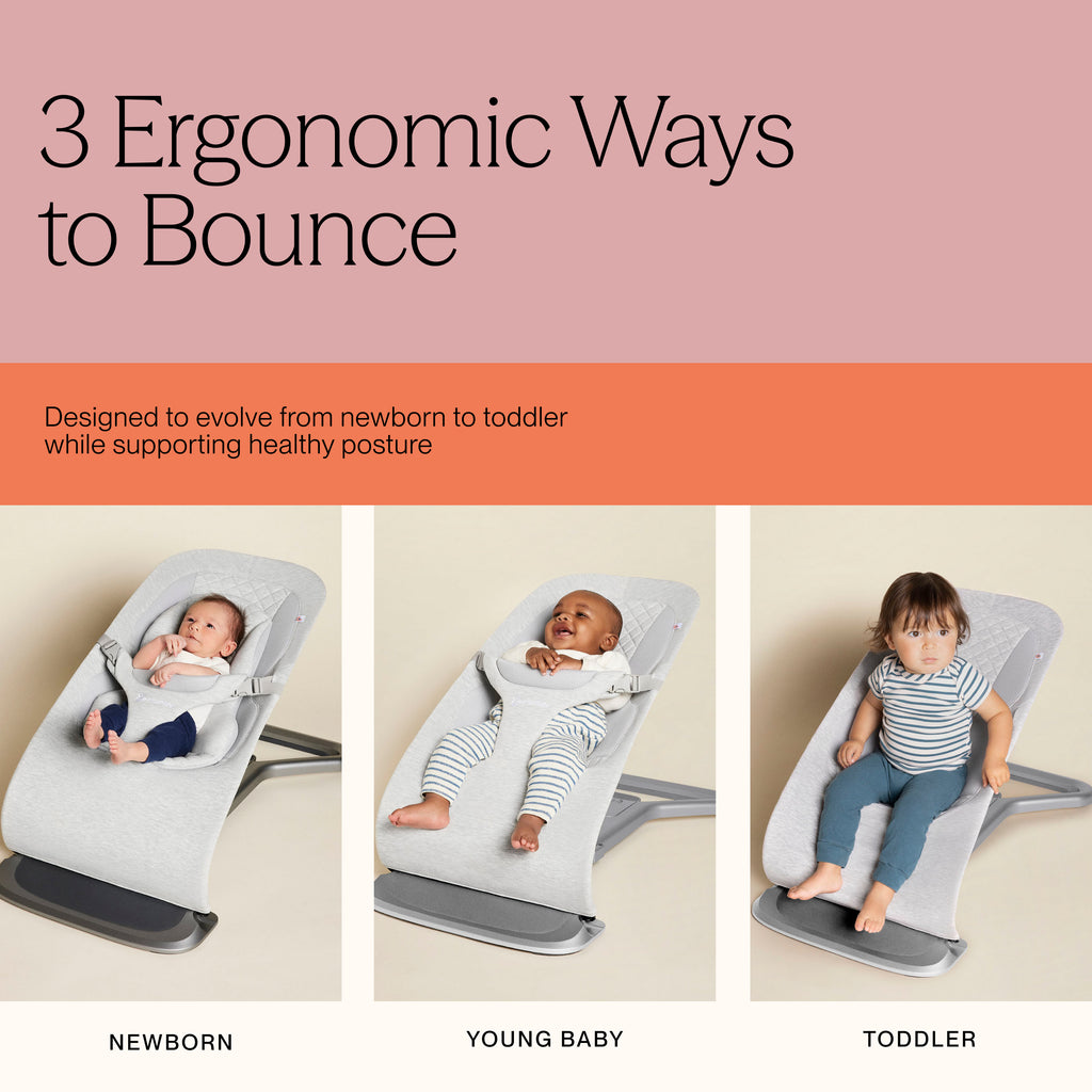 Evolve 3 in 1 Mesh Bouncer - Cream