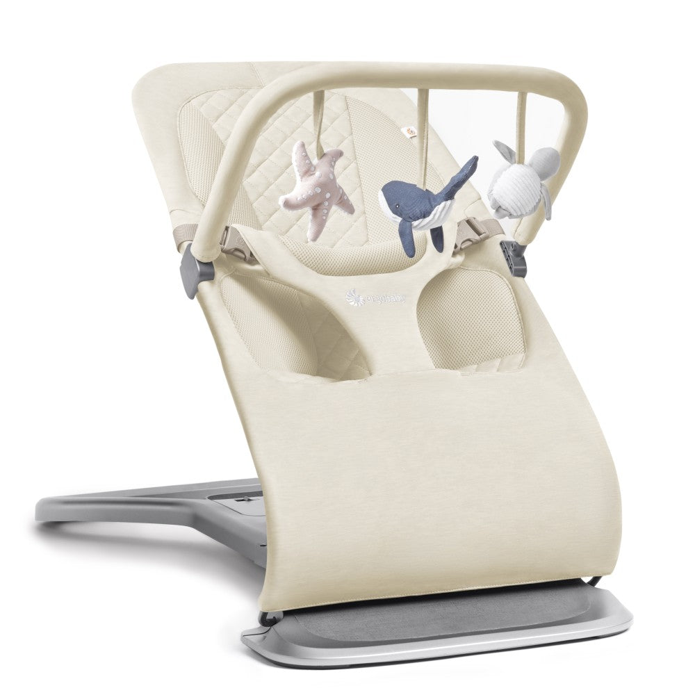 Evolve 3 in 1 Bouncer Ocean Wonders Toy Bar - Cream