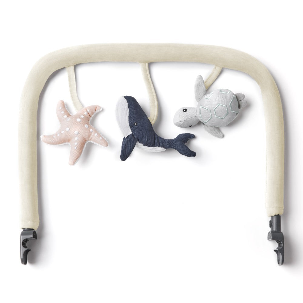 Evolve 3 in 1 Bouncer Ocean Wonders Toy Bar - Cream