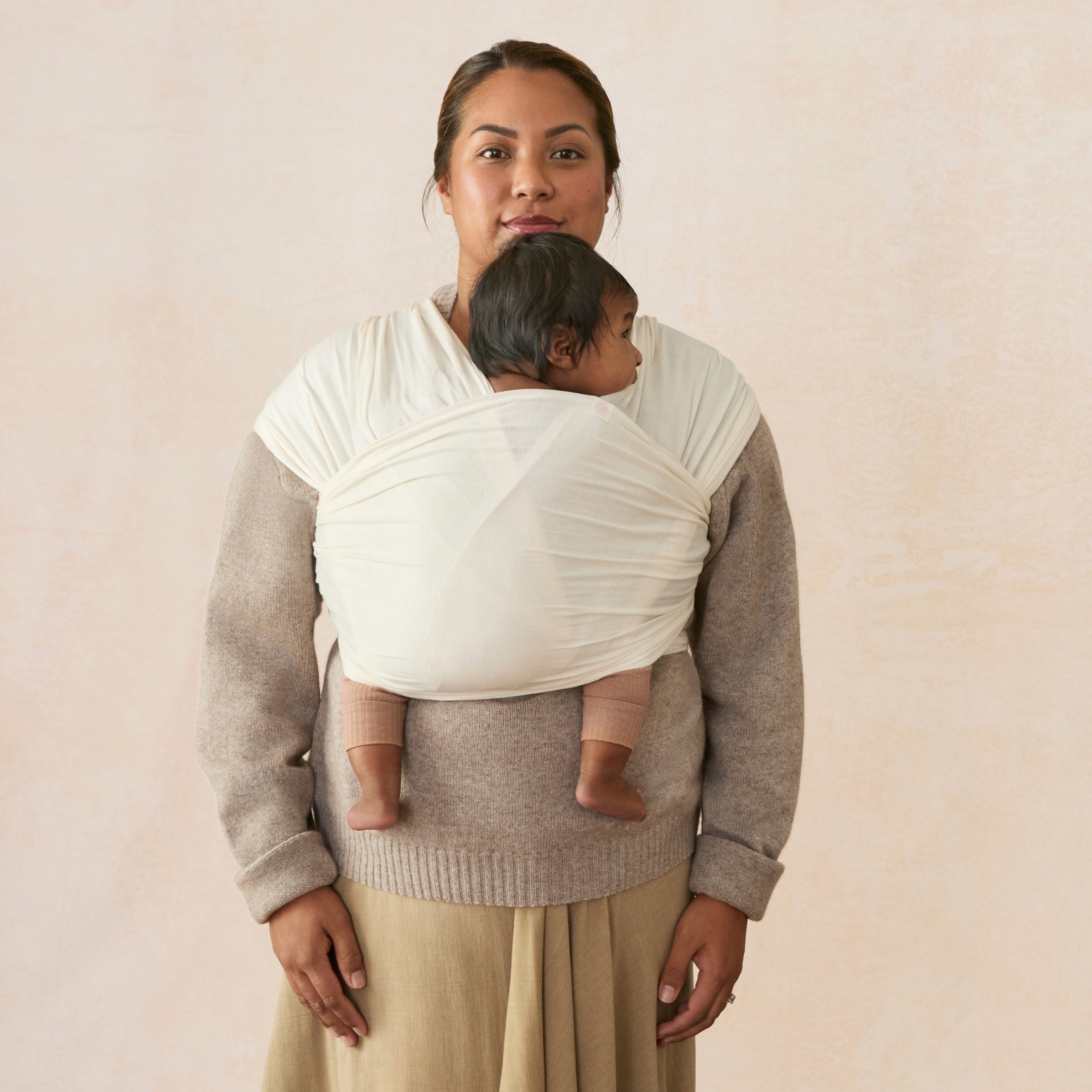 Aura Wrap Sustainable Knit - Cream