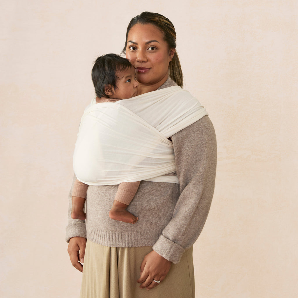Aura Wrap Sustainable Knit - Cream