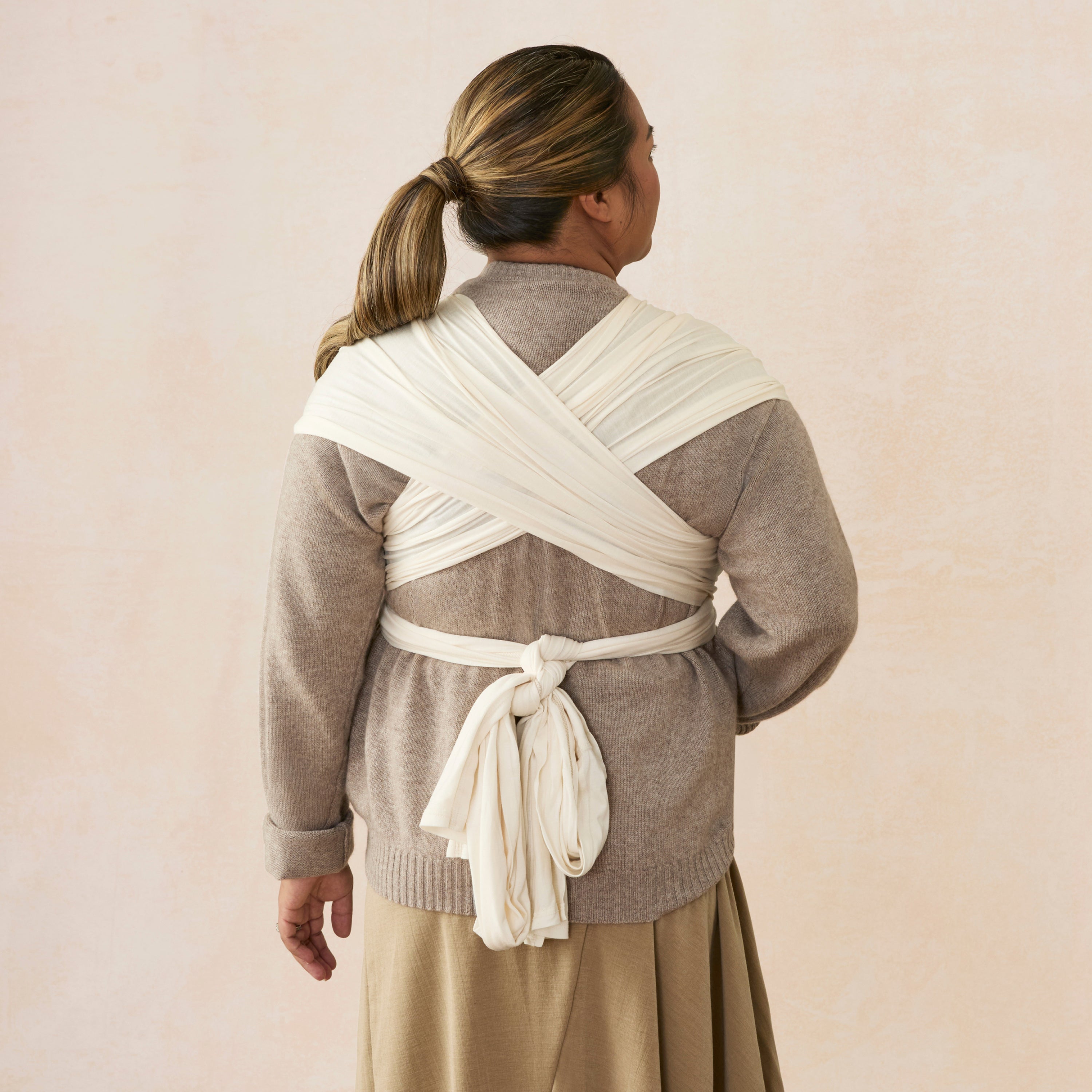 Aura Wrap Sustainable Knit - Cream