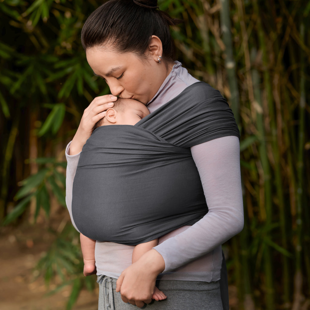 Aura Wrap Sustainable Knit - Soft Black