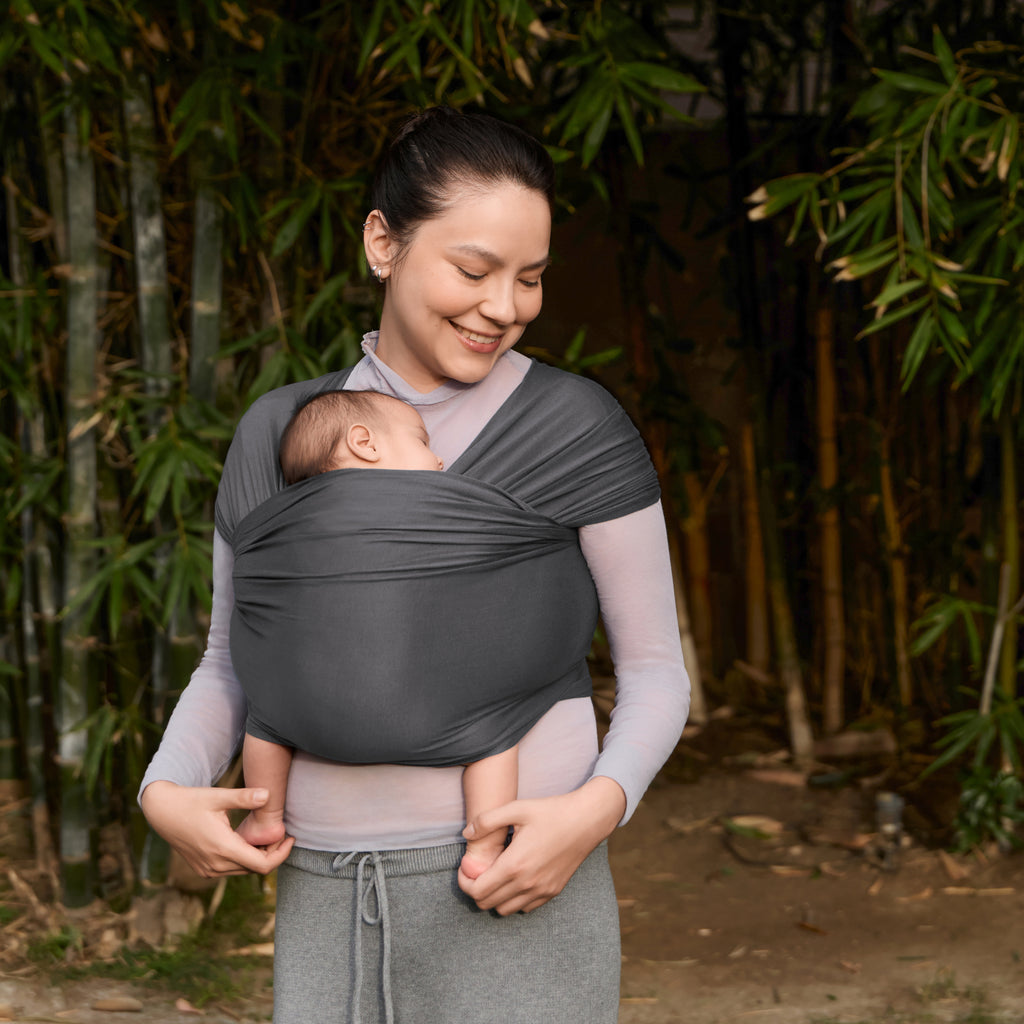 Aura Wrap Sustainable Knit - Soft Black