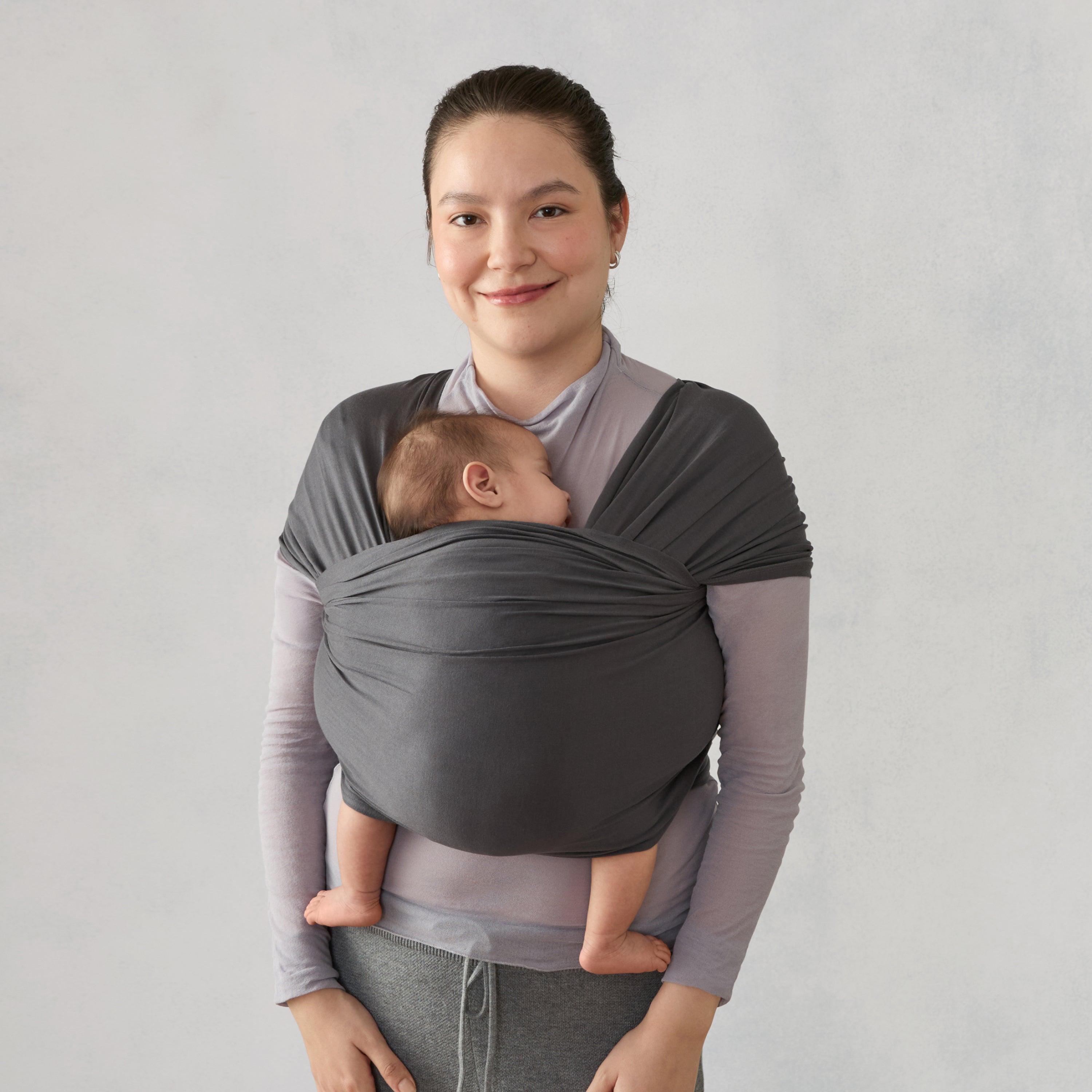 Aura Wrap Sustainable Knit - Soft Black
