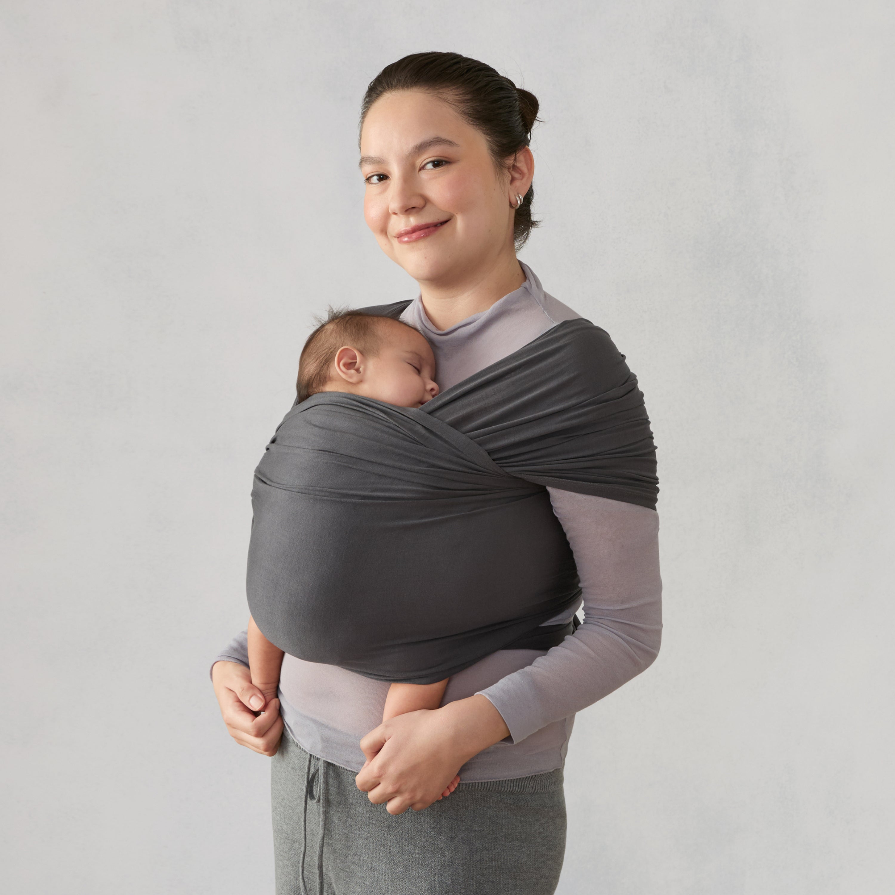 Aura Wrap Sustainable Knit - Soft Black