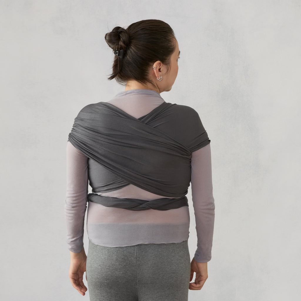 Aura Wrap Sustainable Knit - Soft Black