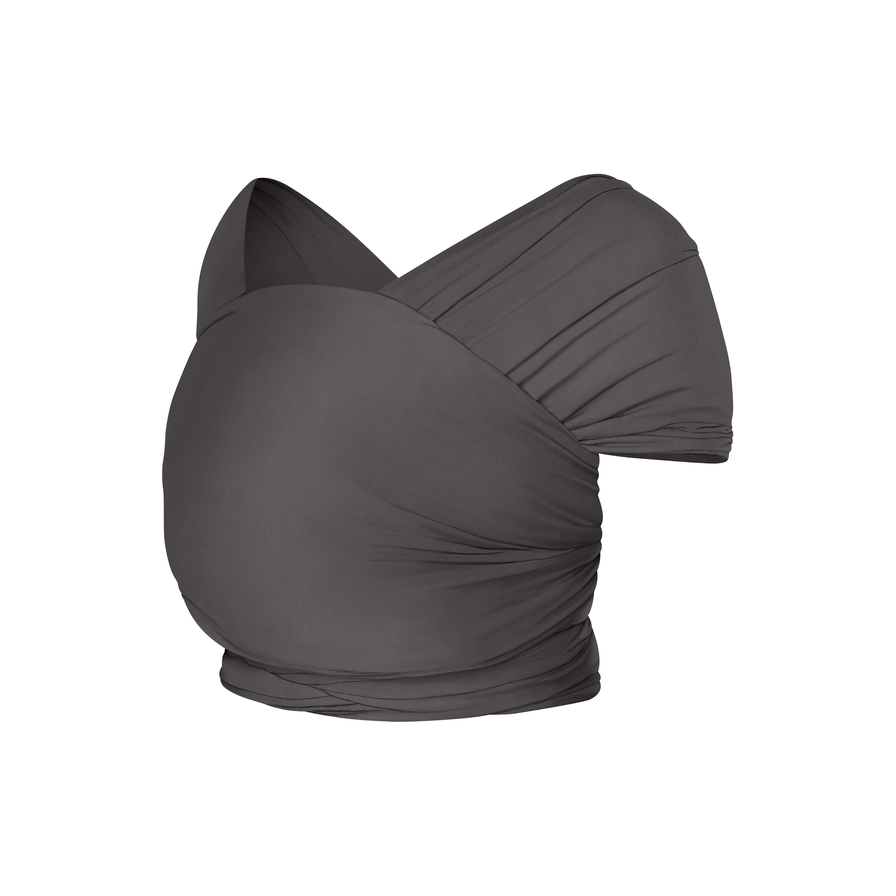 Aura Wrap Sustainable Knit - Soft Black