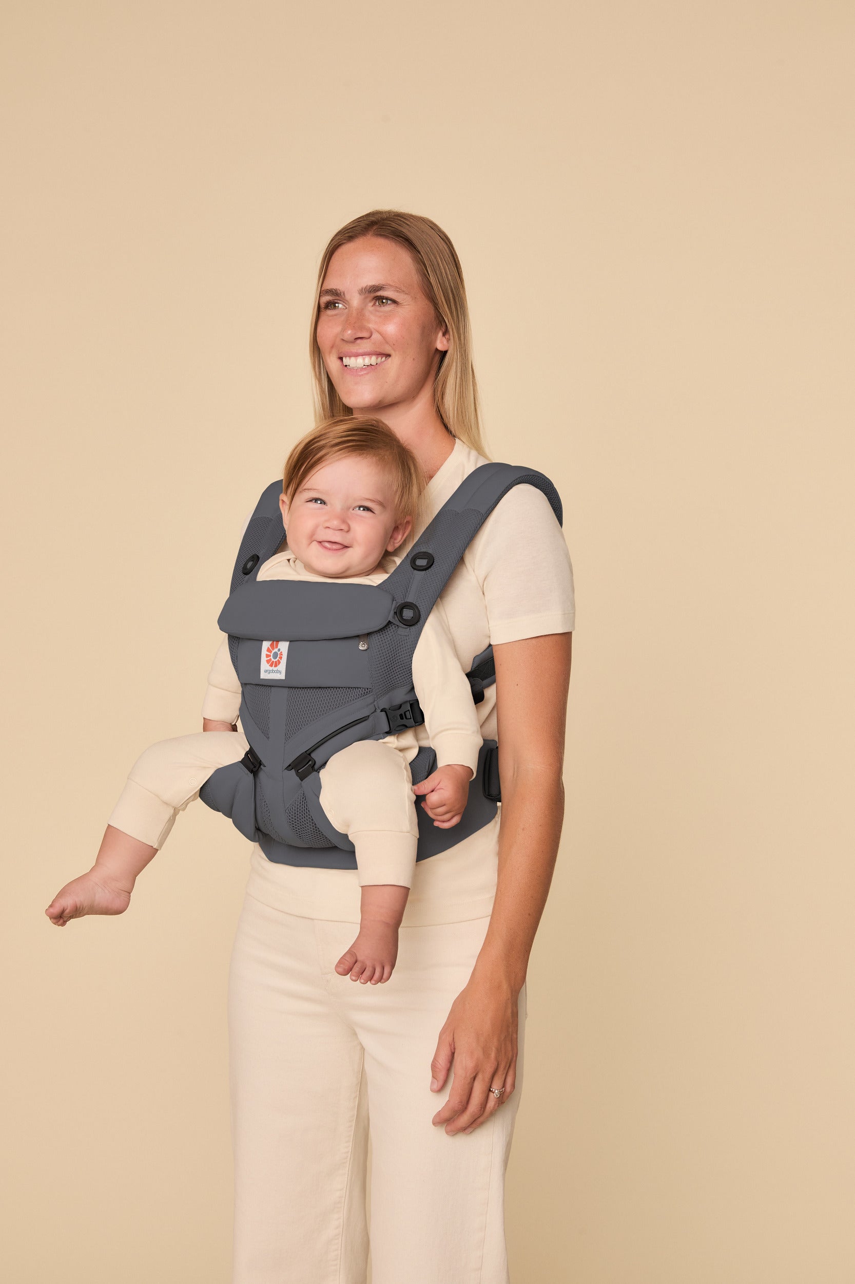 Omni Classic Original Mesh Baby Carrier - Charcoal Grey