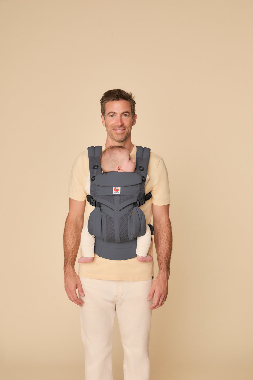Omni Classic Original Mesh Baby Carrier - Charcoal Grey
