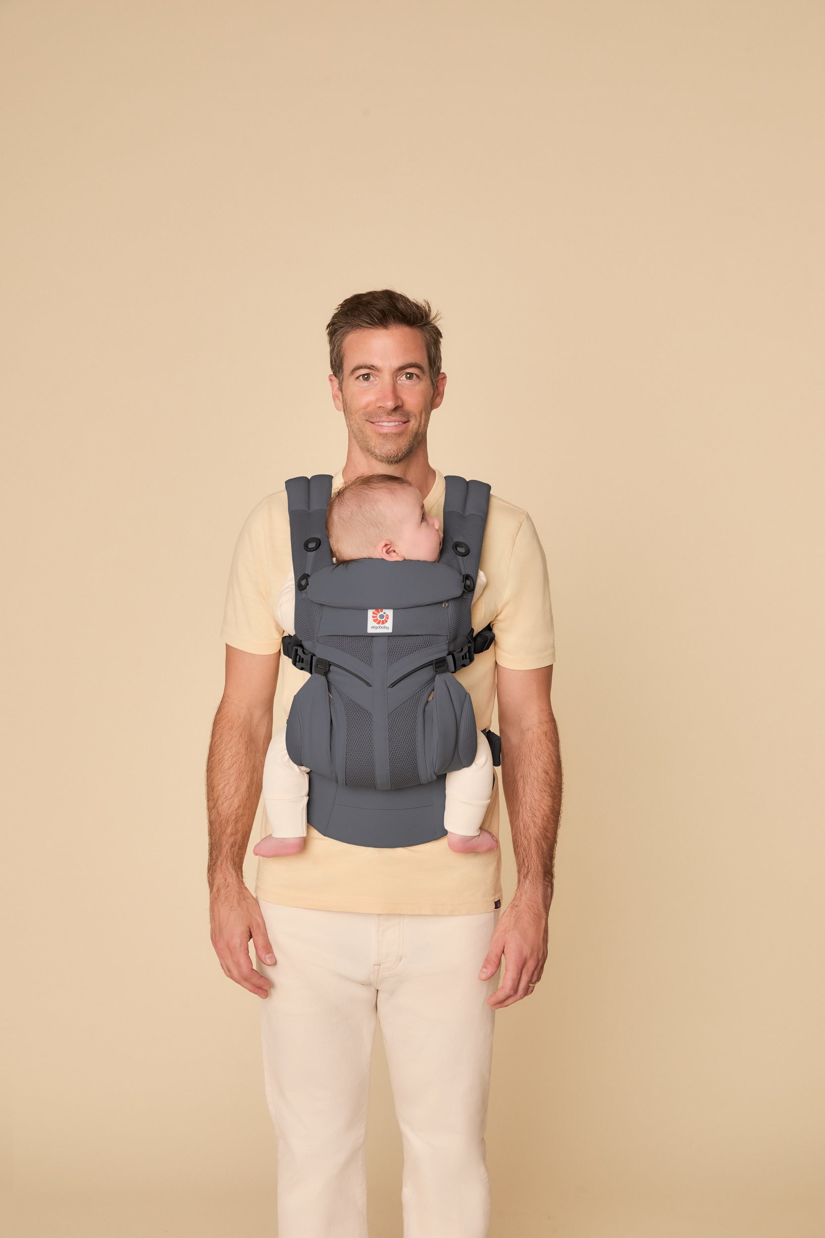 Omni Classic Original Mesh Baby Carrier - Charcoal Grey
