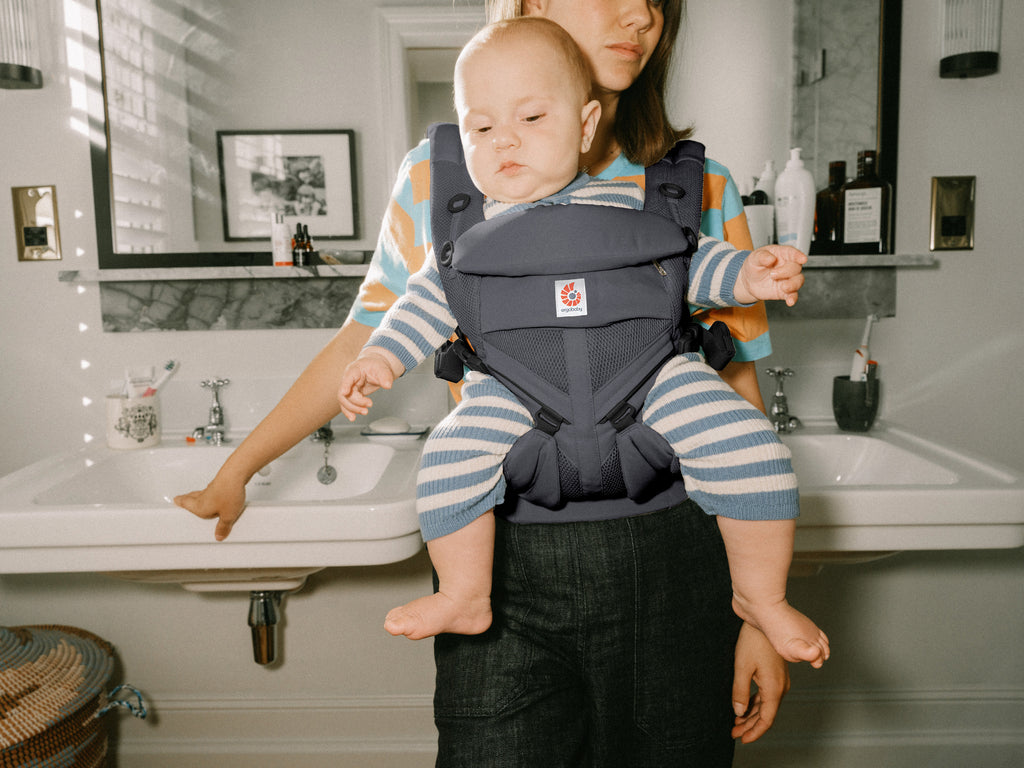 Omni Classic Original Mesh Baby Carrier - Charcoal Grey