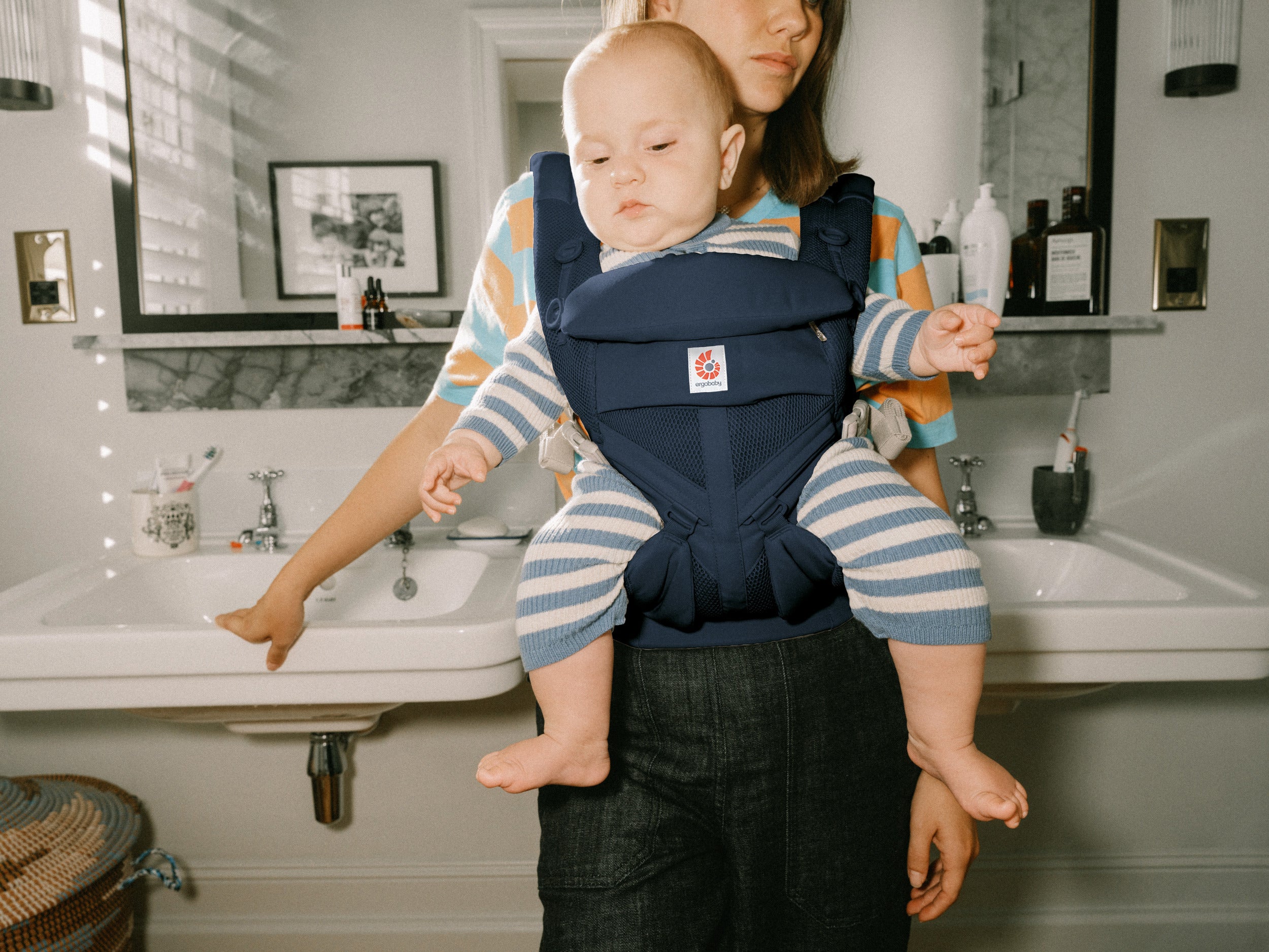 Omni Classic Original Mesh Baby Carrier - Midnight Blue