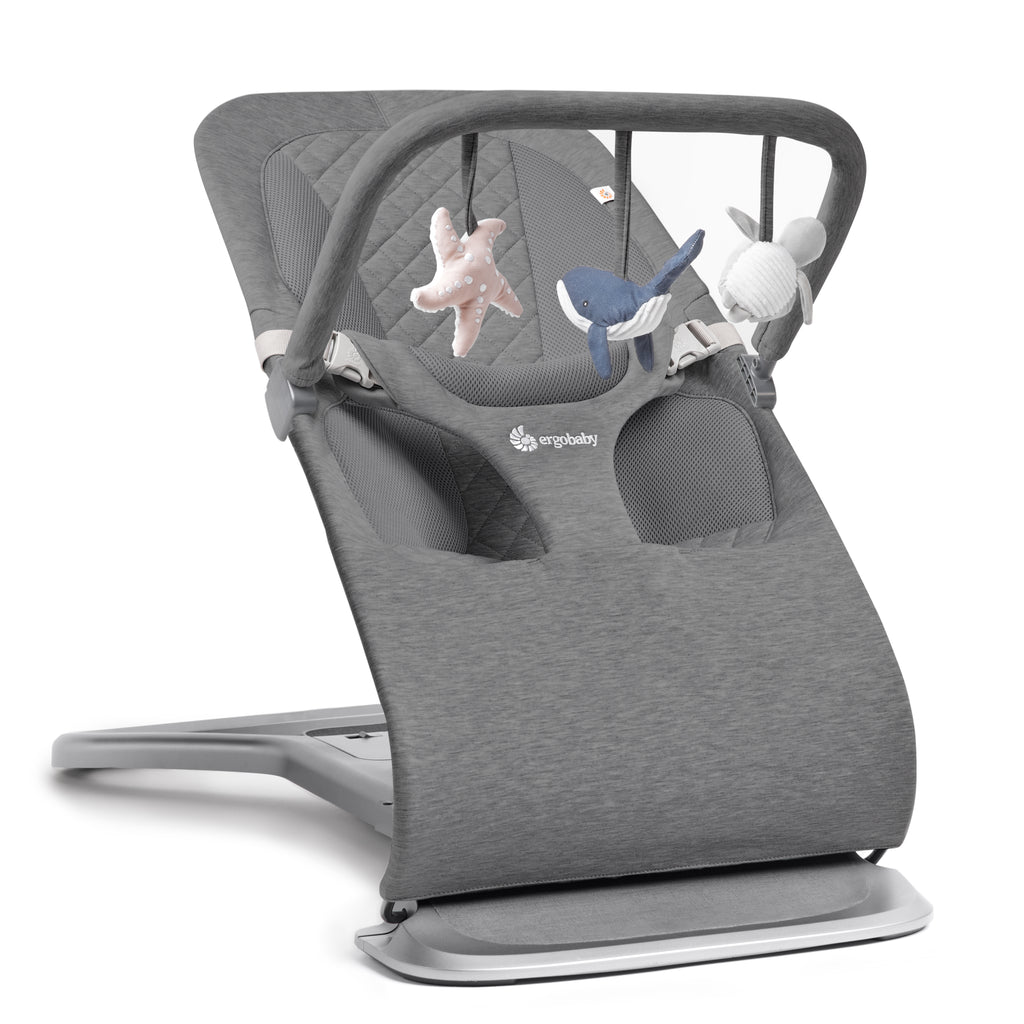 Evolve 3 in 1 Bouncer Ocean Wonders Toy Bar - Charcoal Grey