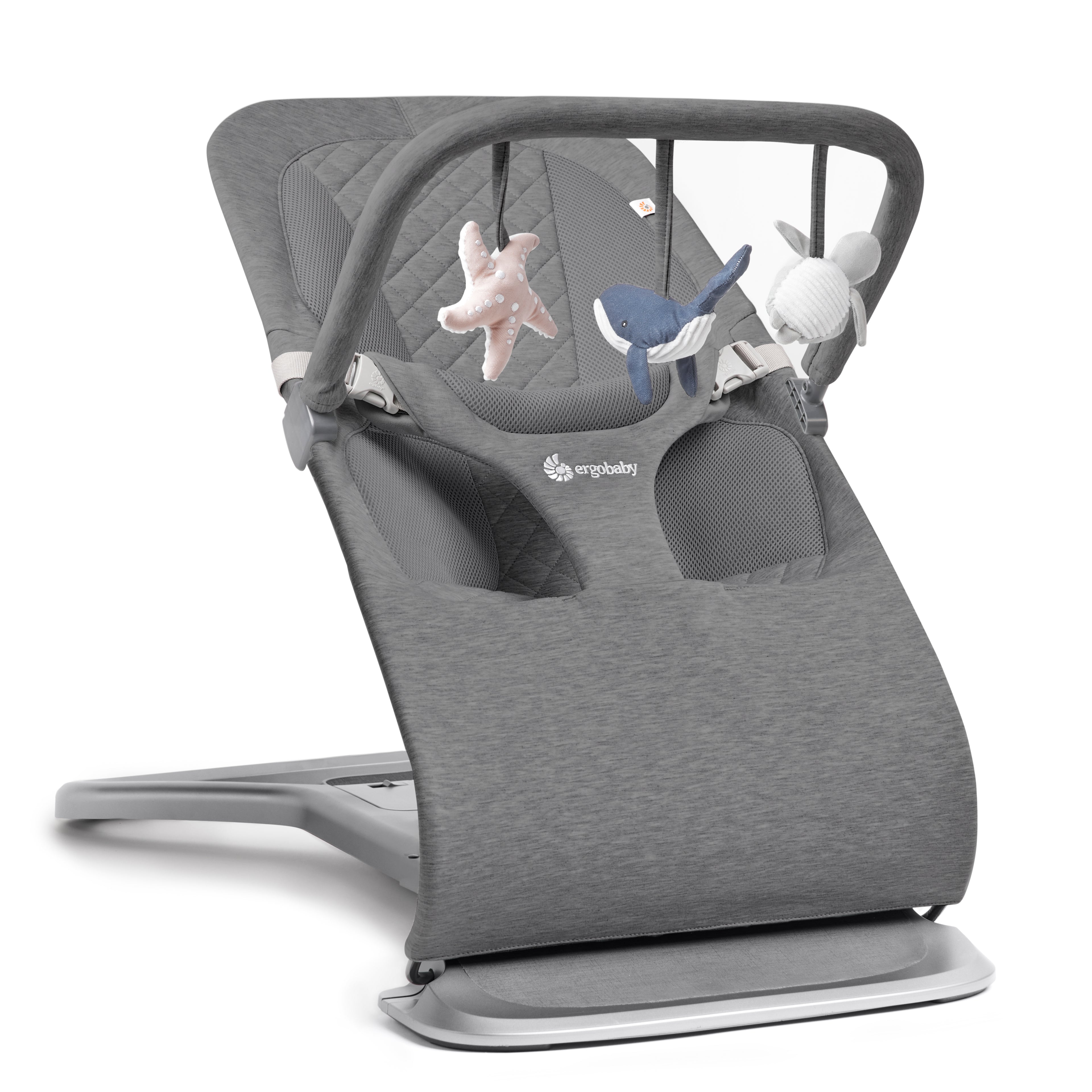 Evolve 3 in 1 Bouncer Ocean Wonders Toy Bar - Charcoal Grey