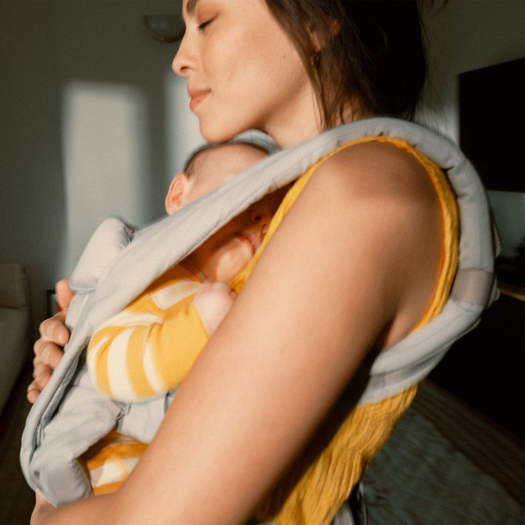 Omni Deluxe Cotton Baby Carrier - Pearl Grey