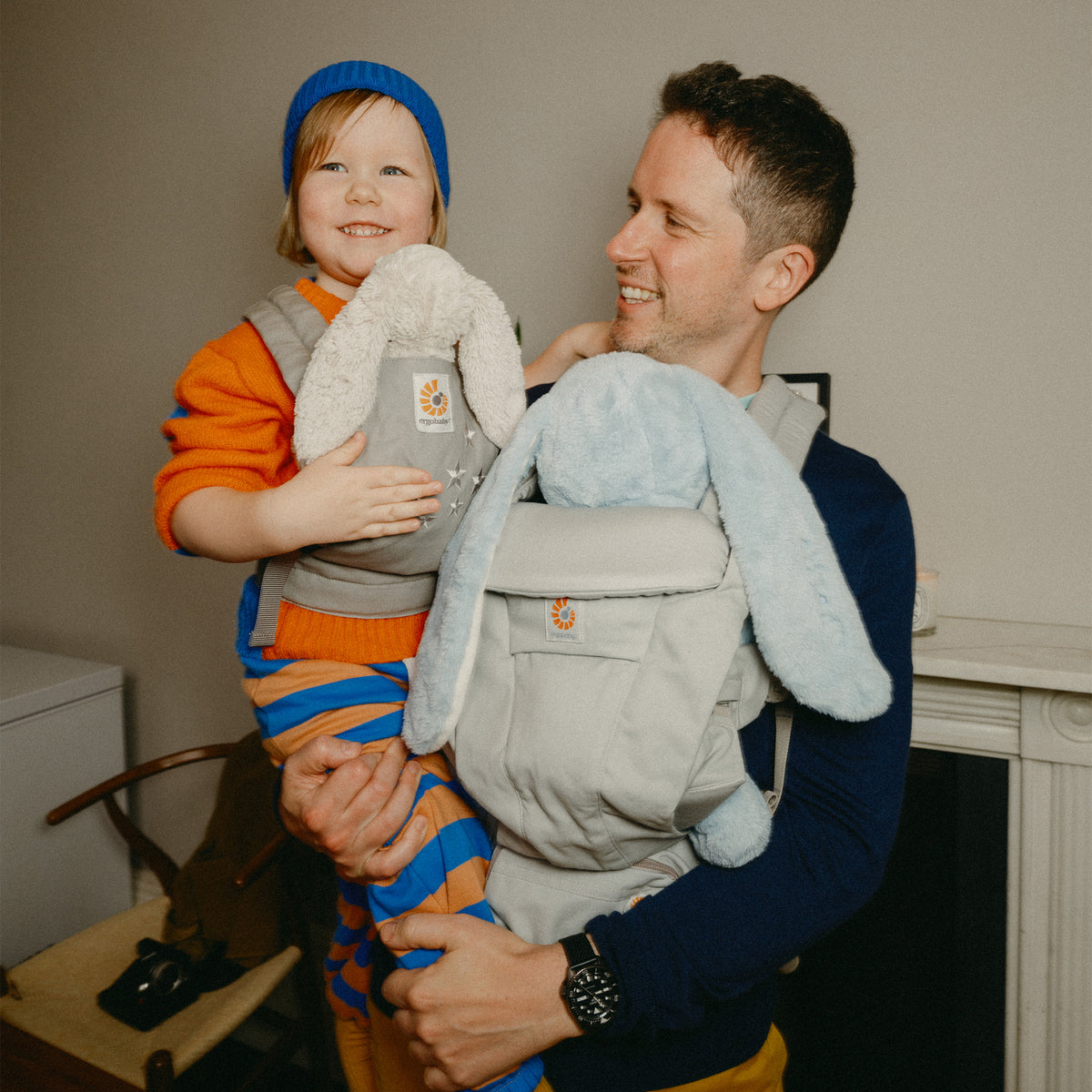 Omni Deluxe Cotton Baby Carrier - Pearl Grey