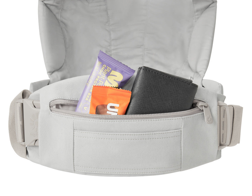 Omni Deluxe Cotton Baby Carrier - Pearl Grey