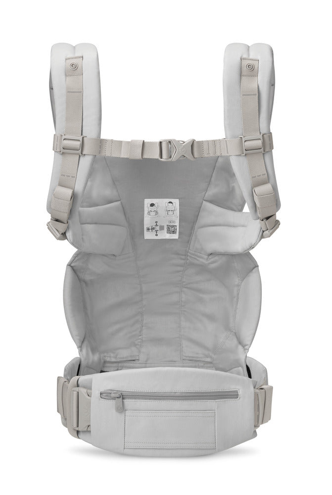 Omni Deluxe Cotton Baby Carrier - Pearl Grey