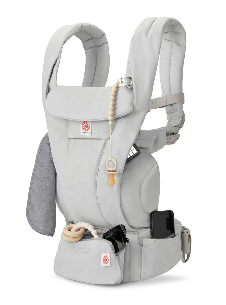 Omni Deluxe Cotton Baby Carrier - Pearl Grey