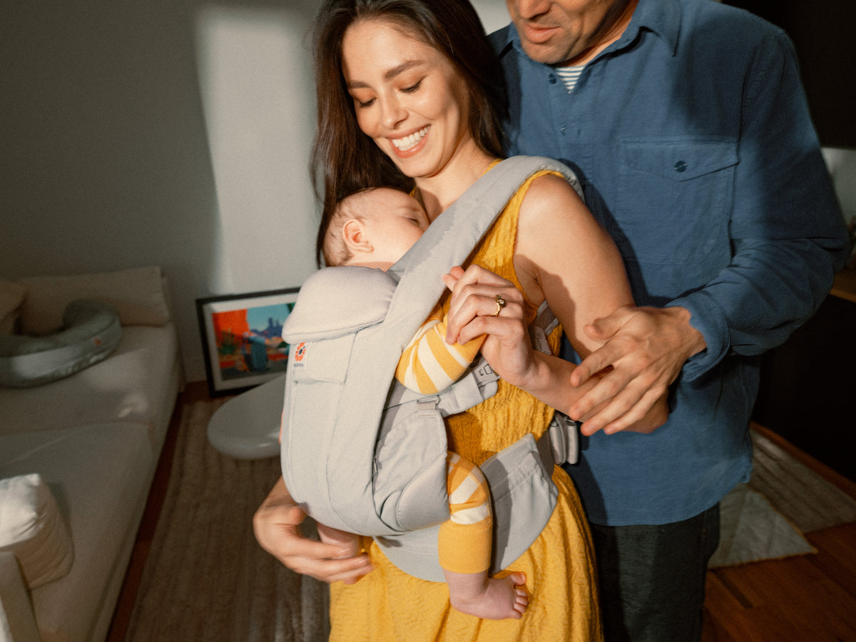 Omni Deluxe Cotton Baby Carrier - Pearl Grey